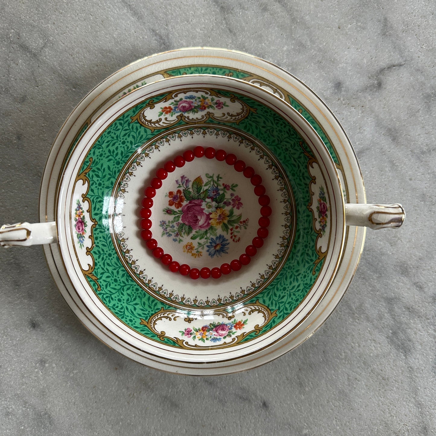 Rødt armbånd - 2 stk.