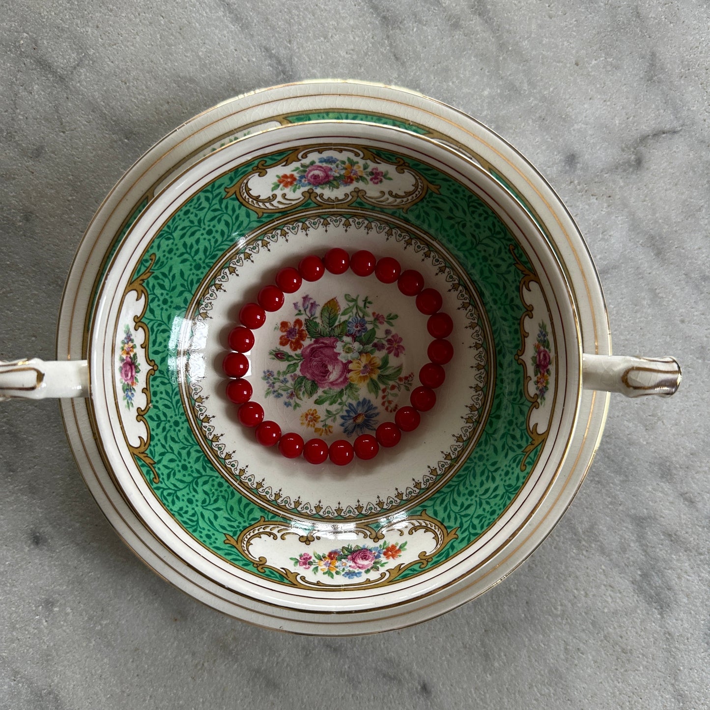 Rødt armbånd - 2 stk.