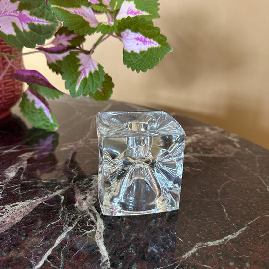 Rudolf Junikl Sklo "Ice Cube" lysestage