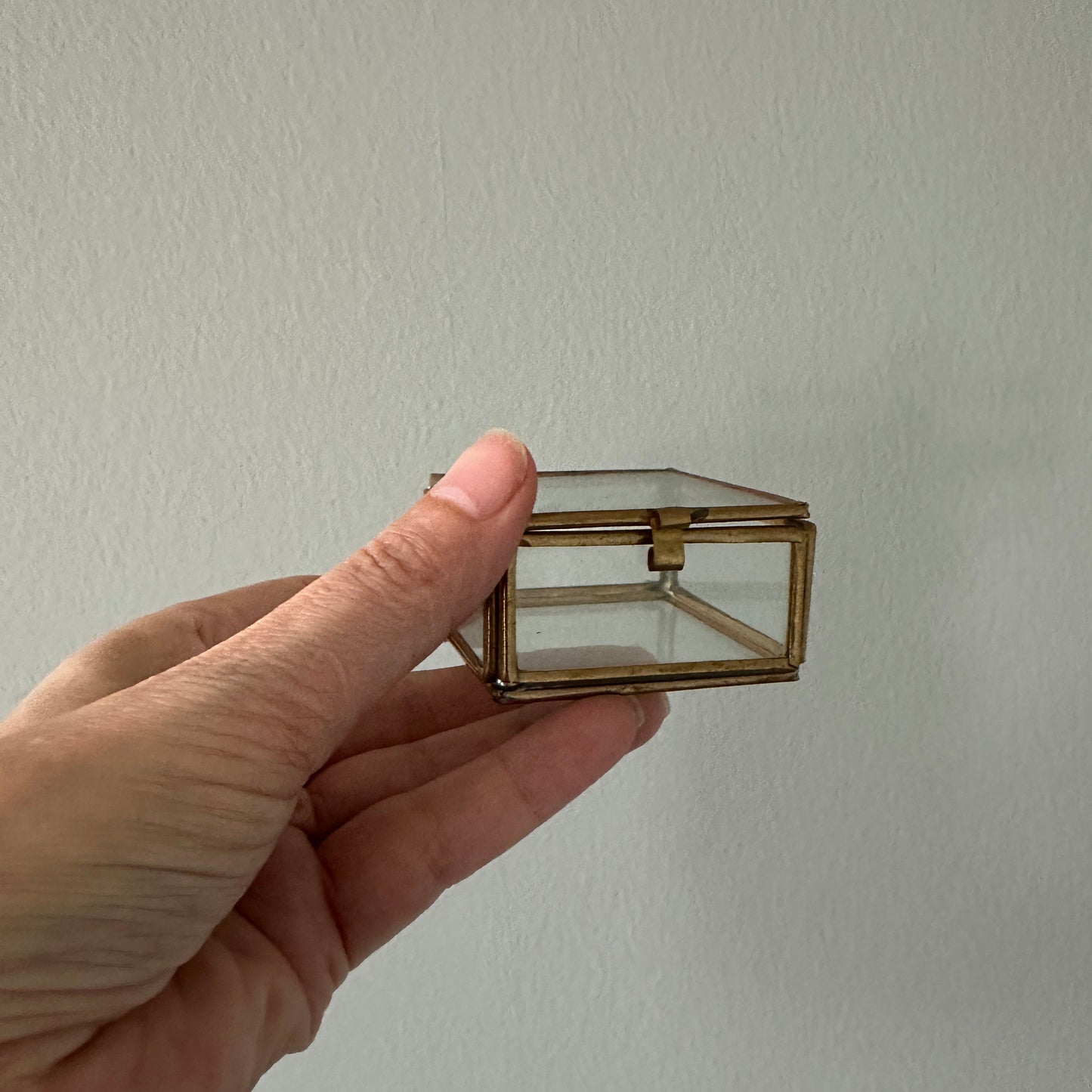 Lillebitte glasskrin