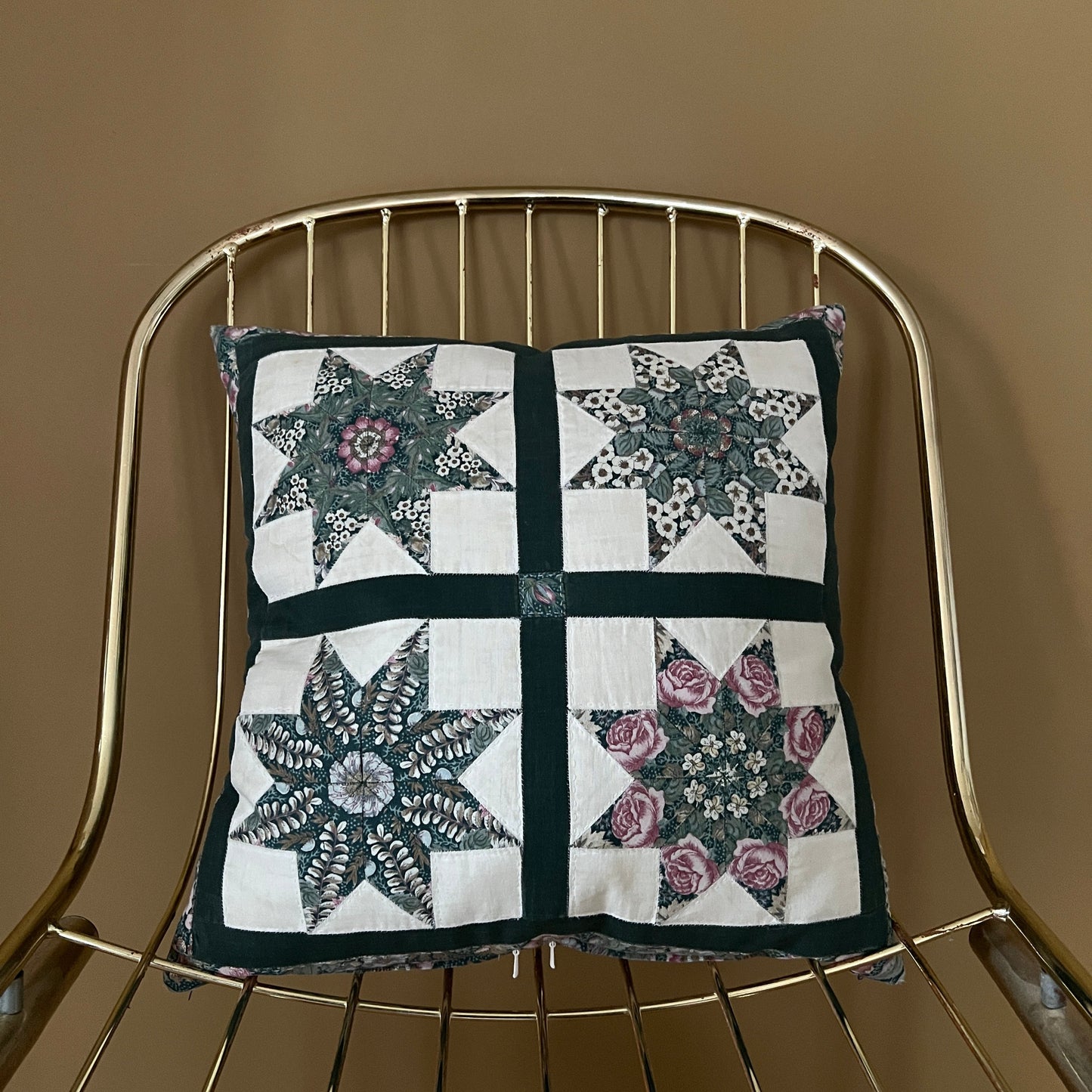 Vintage patchwork pude