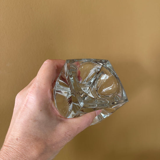 Rudolf Junikl Sklo "Ice Cube" lysestage