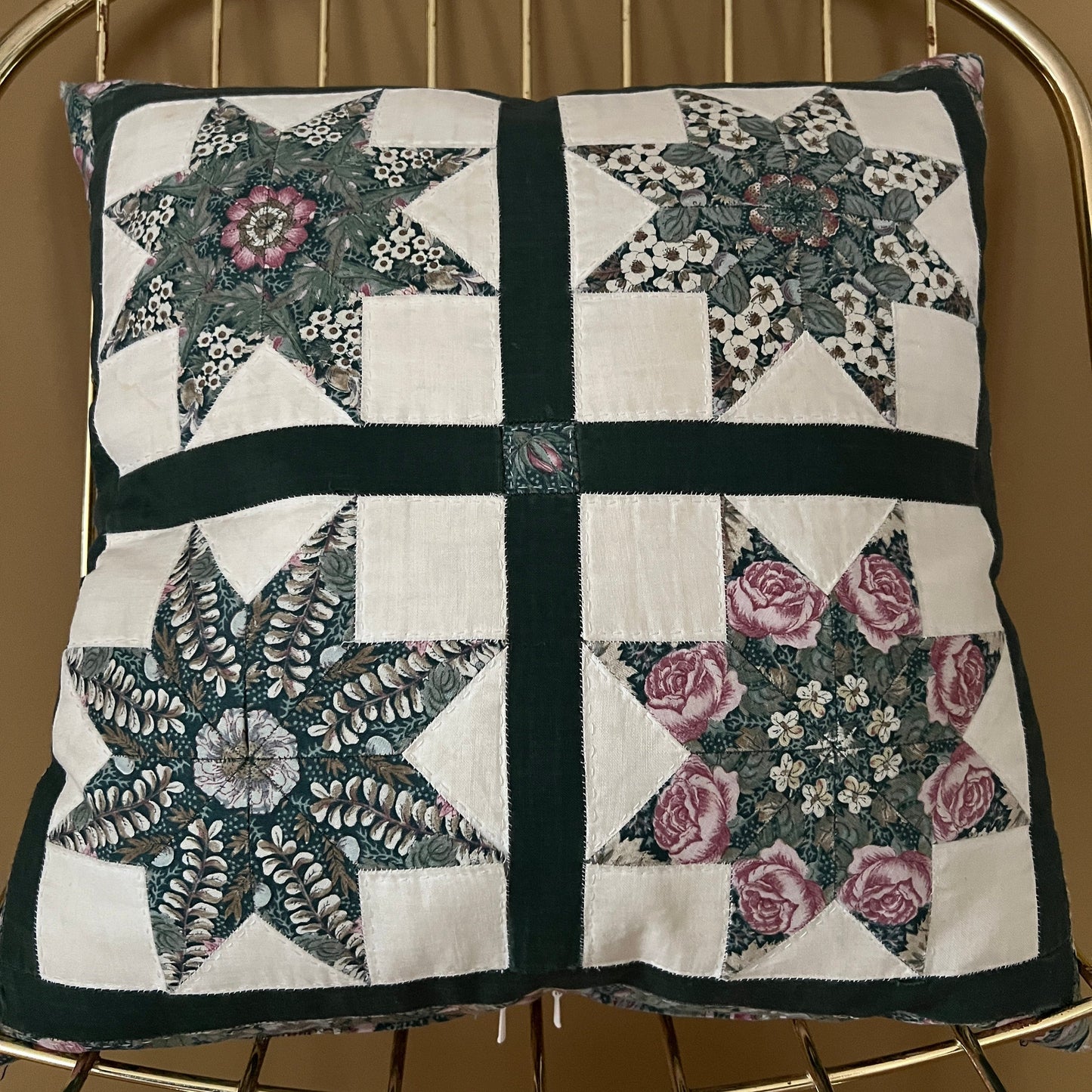 Vintage patchwork pude