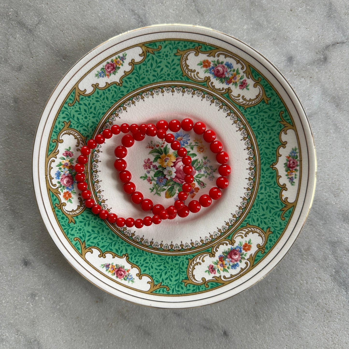 Rødt armbånd - 2 stk.