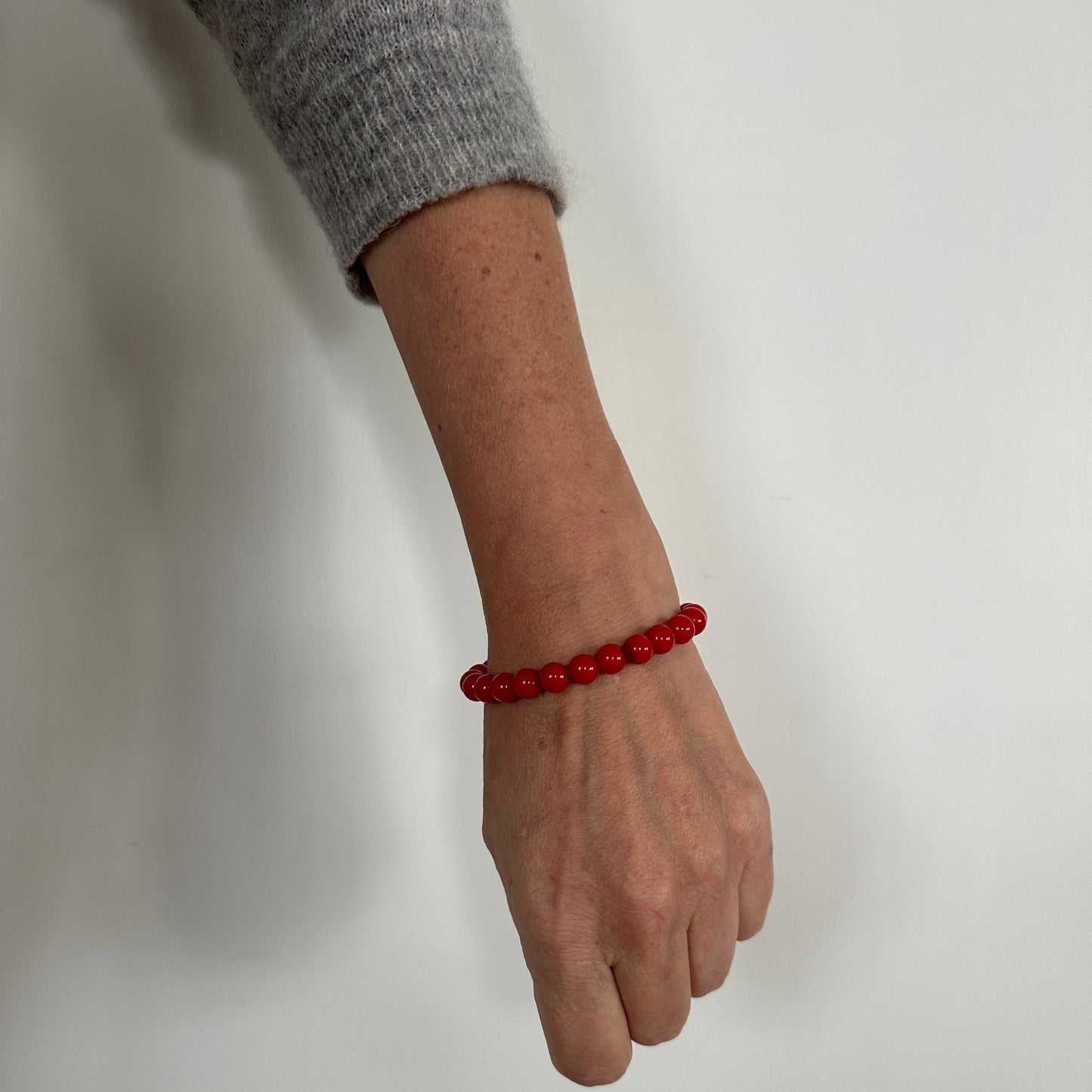 Rødt armbånd - 2 stk.