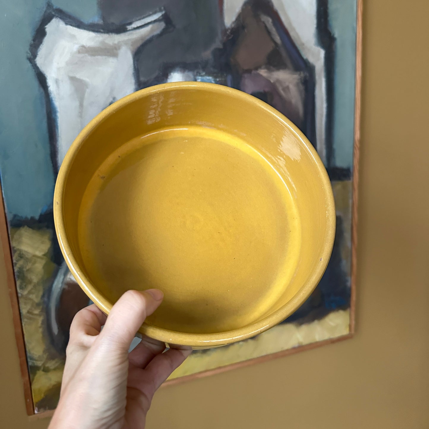 Skål/fad i keramik i en skøn farve