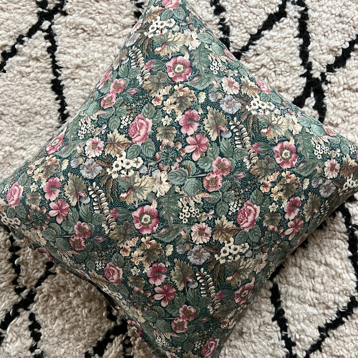 Vintage patchwork pude