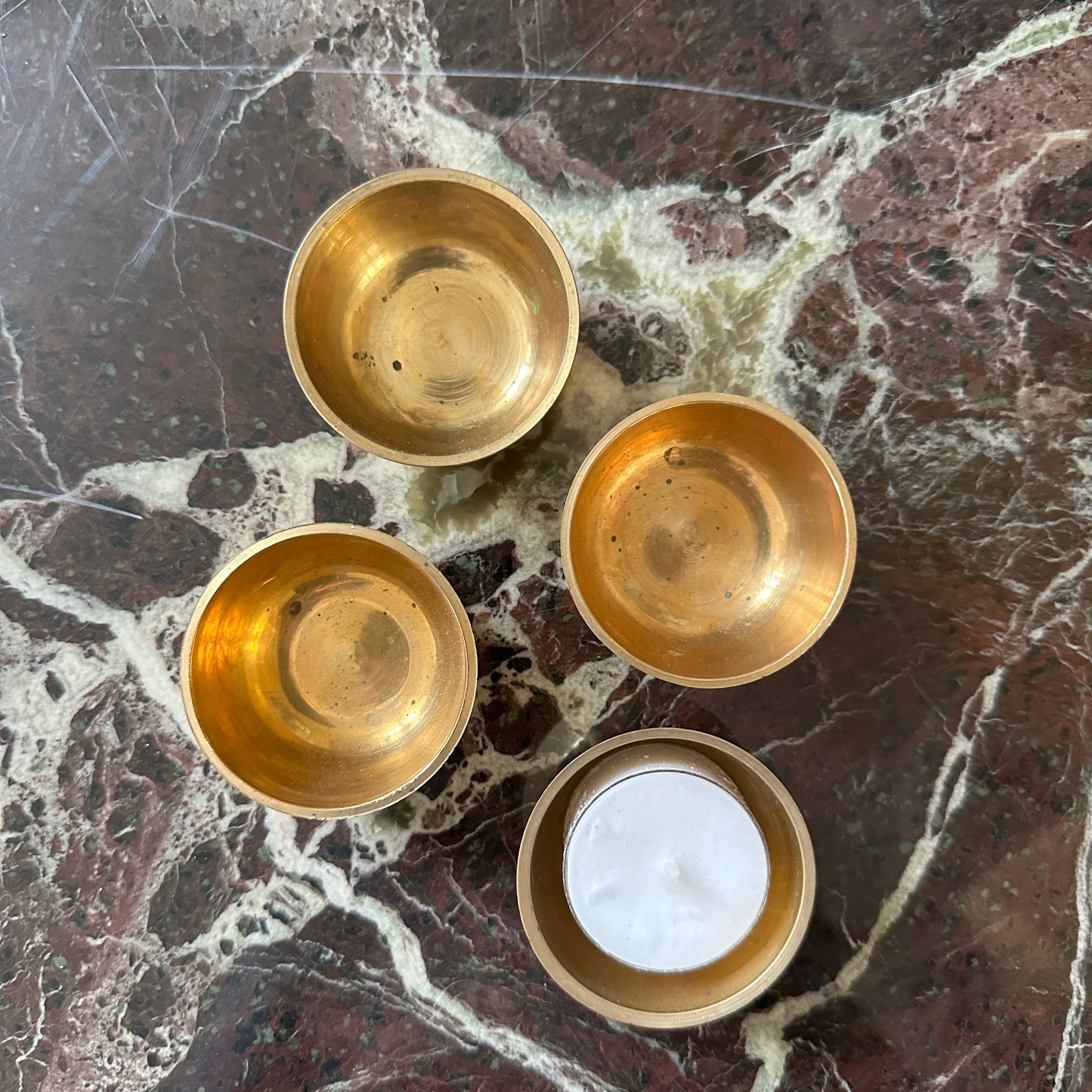 Lysestager til fyrfadslys - 4 stk.