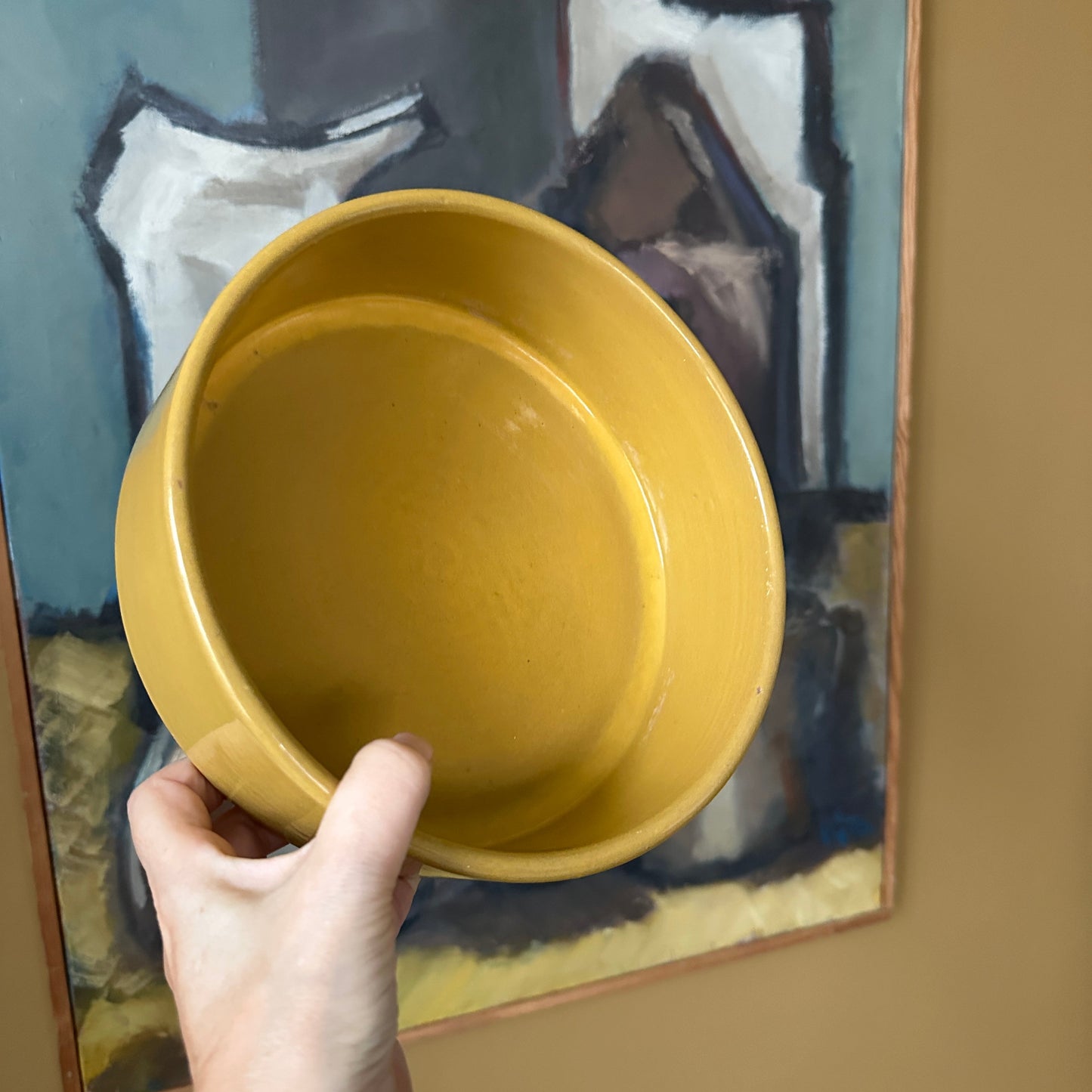 Skål/fad i keramik i en skøn farve