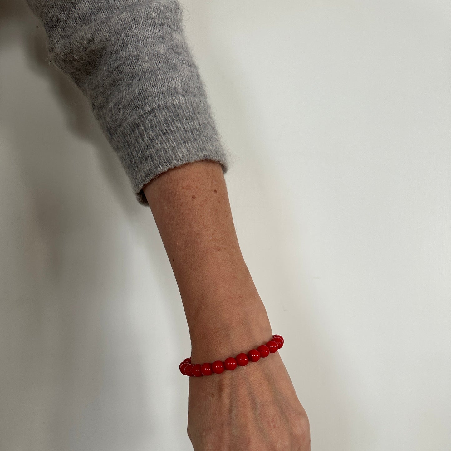 Rødt armbånd - 2 stk.