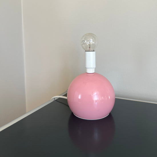Lille kuglelampe i lyserød