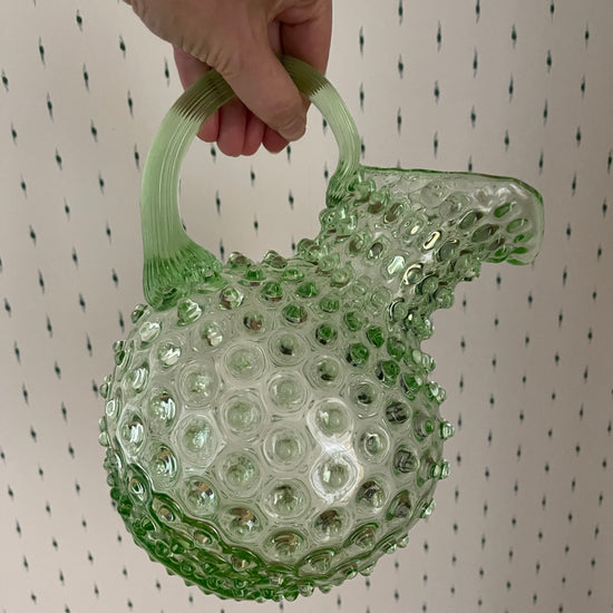 Paris Hobnail Jug 2L - Light Green