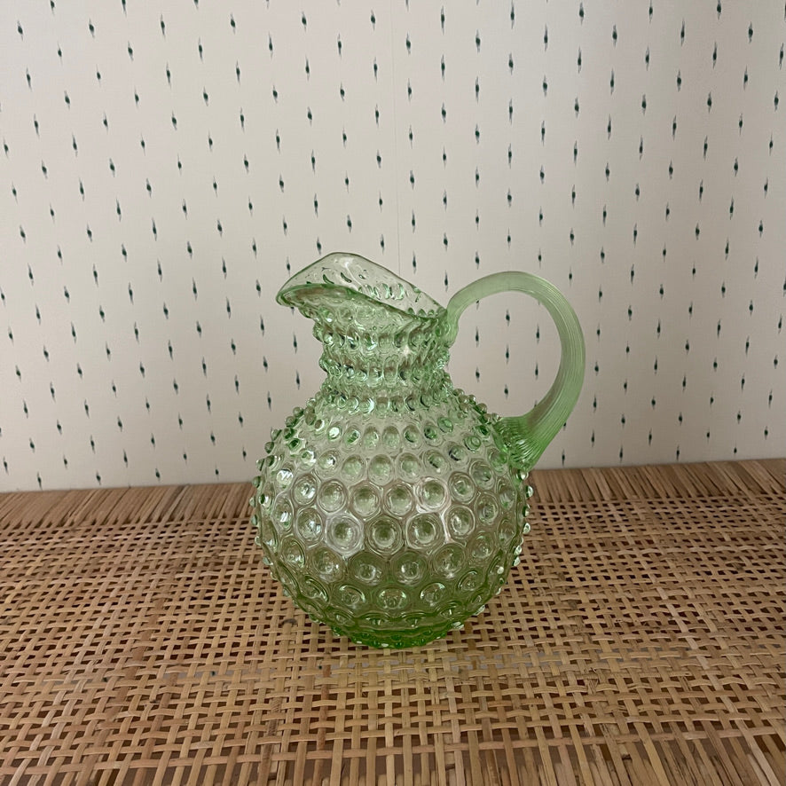 Paris Hobnail Jug 2L - Light Green