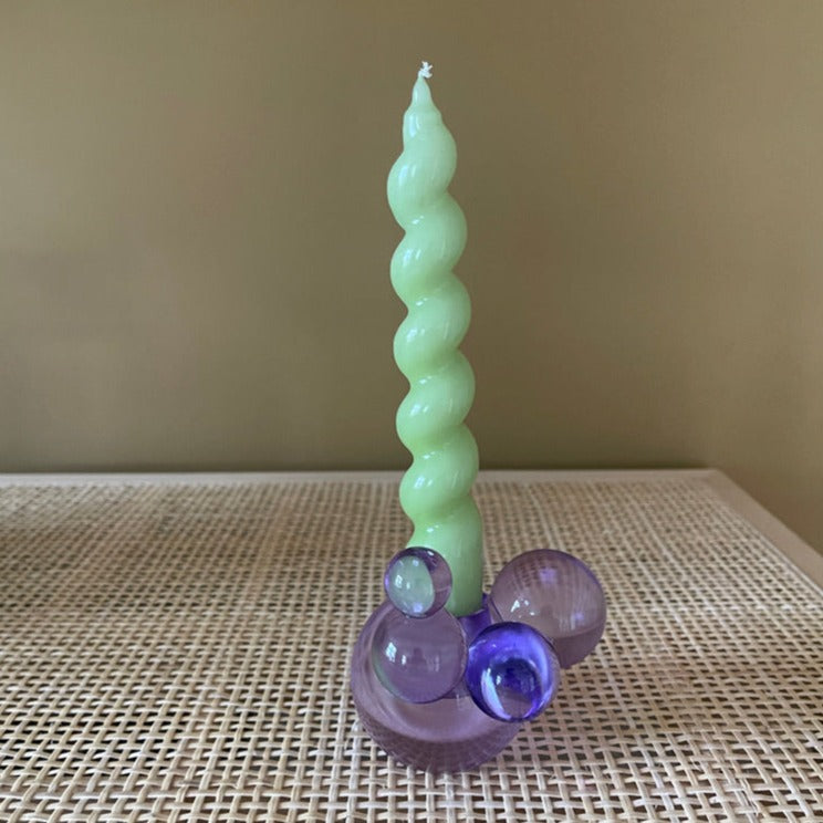 Bubble Candlestick Purple