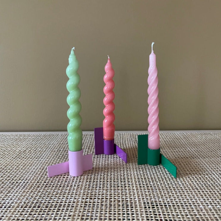Icon Candlestick 01 Lyserød