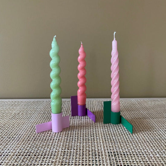 Icon Candlestick 01 Lyserød