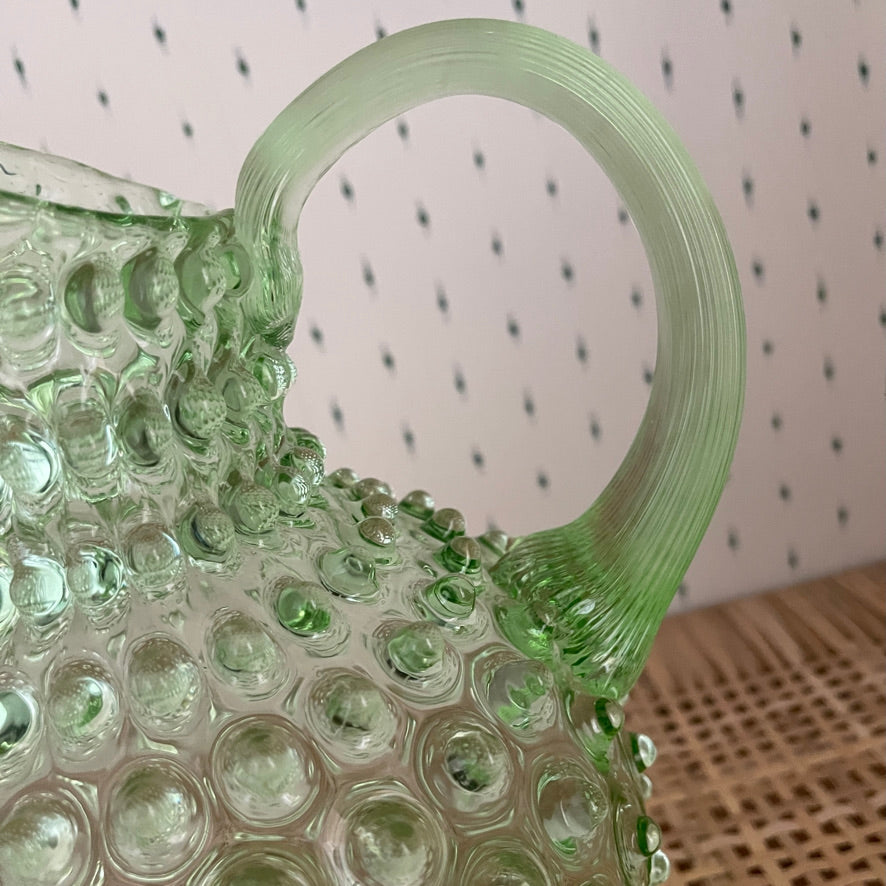 Paris Hobnail Jug 2L - Light Green