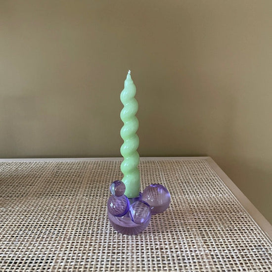 Bubble Candlestick Purple