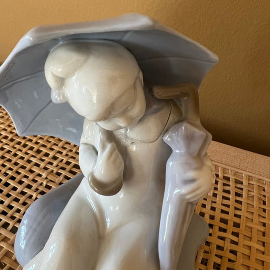 Den lille Ole med paraplyen - porcelænsfigur