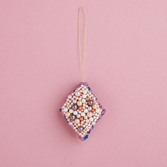 Rhomb SILK Ornament Lavender