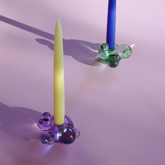 Bubble Candlestick Purple