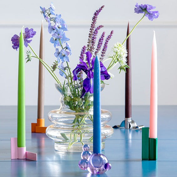 Bubble Candlestick Purple