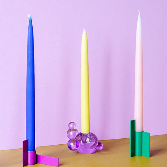 Bubble Candlestick Purple